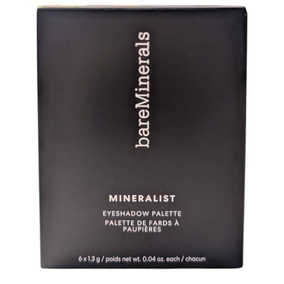 bareMinerals Mineralist Eyeshadow Palette Stonewashed‎ Six Colors Blue Vegan - Picture 1 of 6